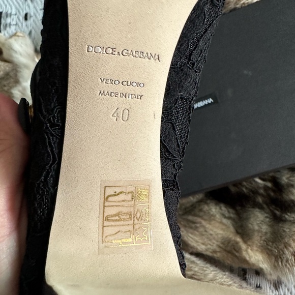 ♥️Dolce & Gabbana lace shoes New size 40 run size 9 - Picture 2 of 10